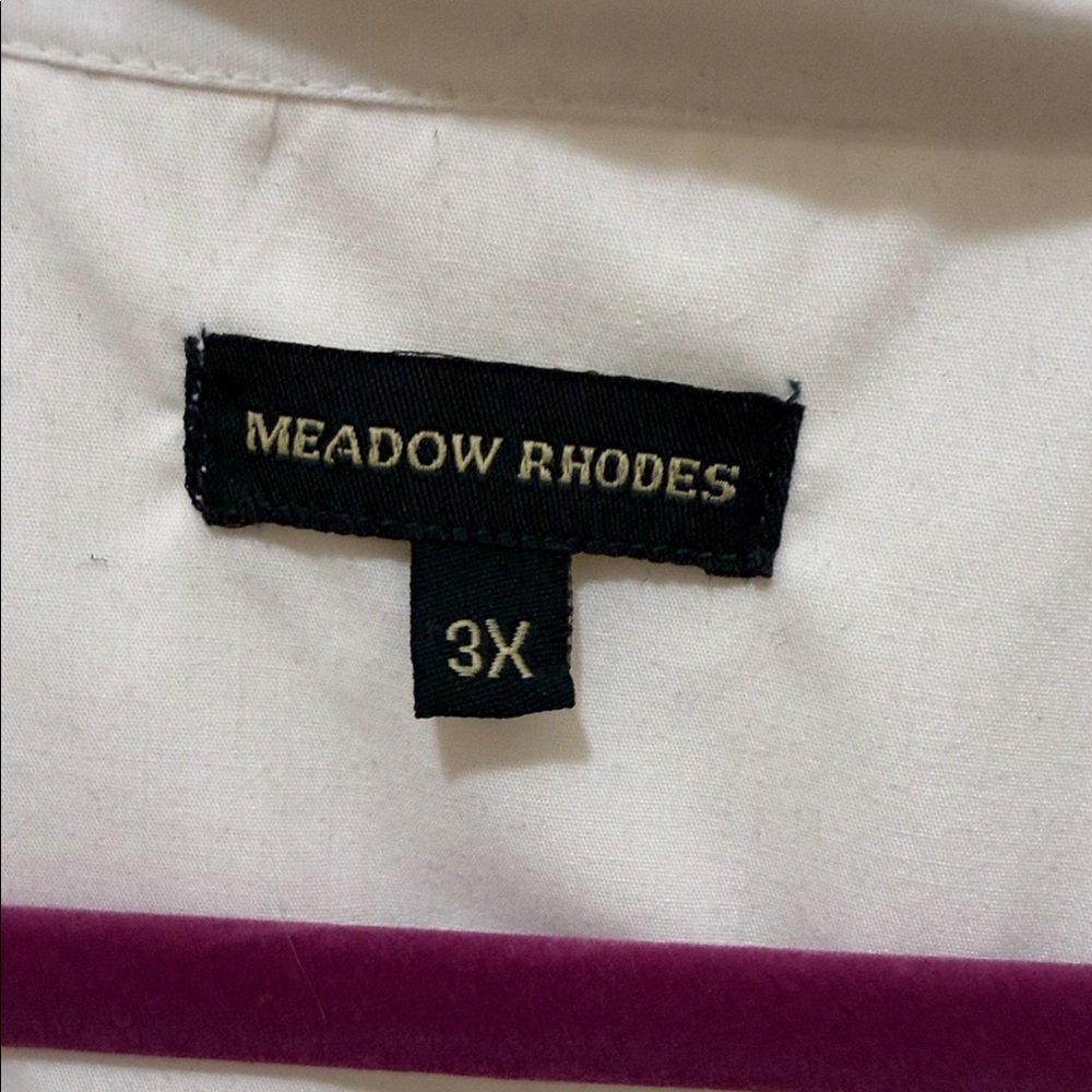 White Ruffle-Trim Button Front Mini Dress - Picture 3 of 3
